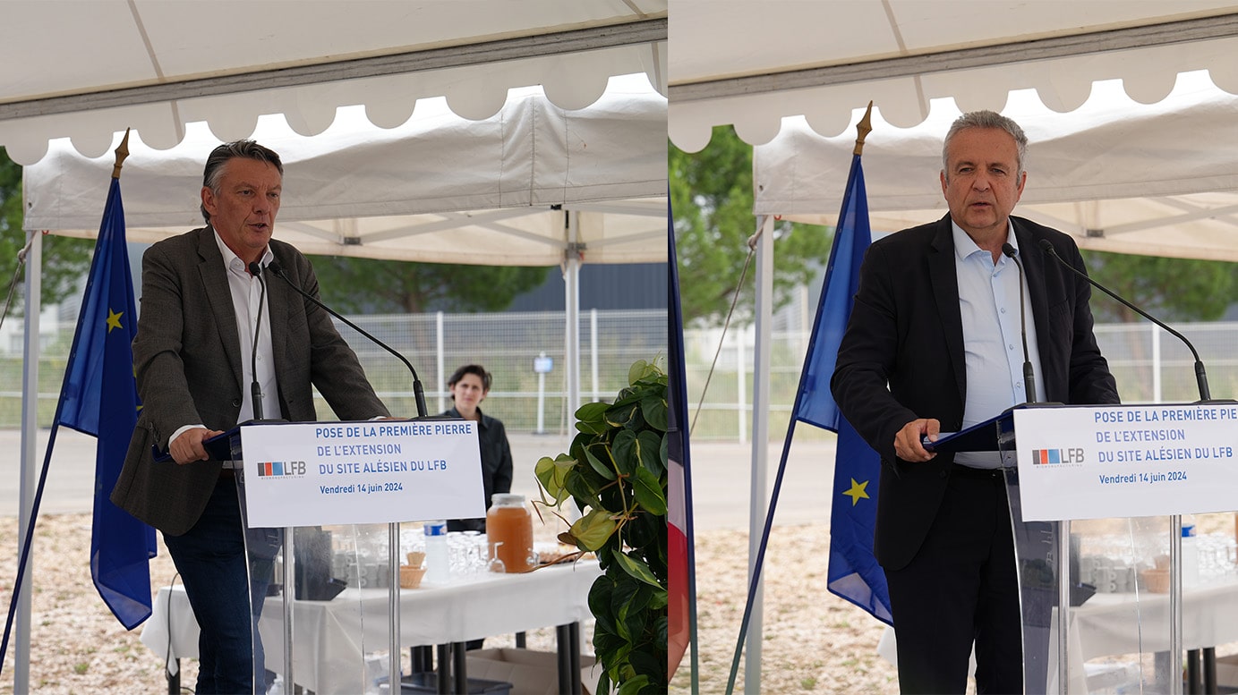 Philippe Berta, Professor at the University of Nîmes and former Member of the French Parliament, and Laurent Burgoa, Senator from the Gard department