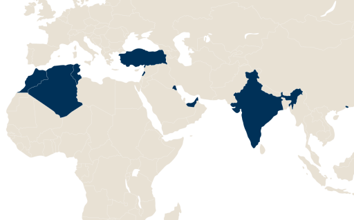 Reste du monde – description détaillée ci-après